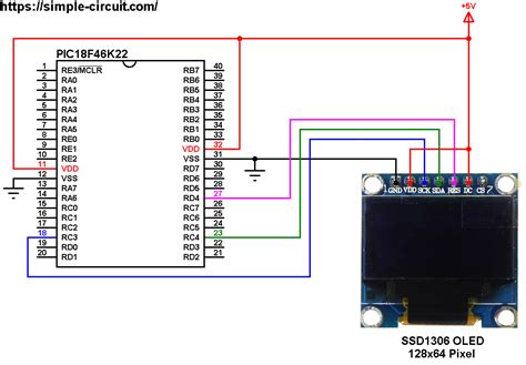 Pic F K With Ssd Oled Display I C Mode Example Off