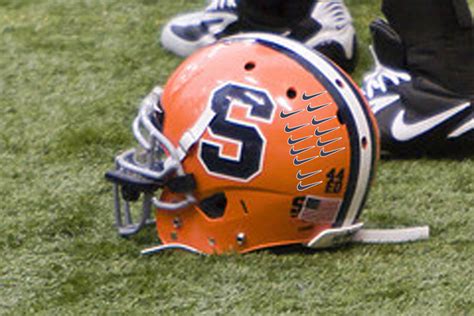 The oval g and it's convoluted history aside, the helmet is bold, yet assuming. Syracuse pride stickers coming soon…. | The Confidential