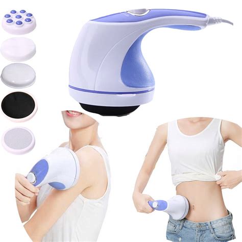 Electric Full Tone Spin Body Massager 5 Headers Relax Spin Slimming Lose Weight Burn Fat Full