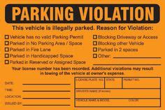 Regular admission for each family member. Fake parking ticket for April fools | COOL IDEAS TO TRY ...