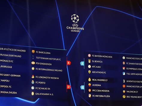 Uefa champions league 2019/20 has been rescheduled to later dates. Champions League Draw 2020/2021 / 2020 2021 Champions ...