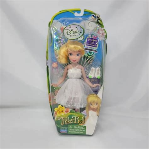 Disney Fairies 8and Tinkerbell Doll Playmates Arrival Tink Wings Nib White Sparkle 24 00 Picclick