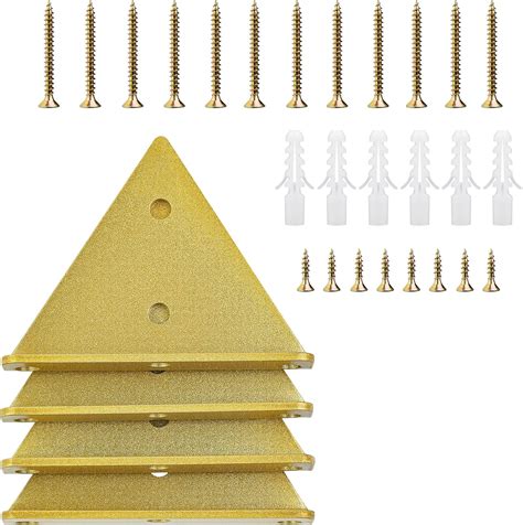 Amazon.com: Halyuhn Floating Shelving Brackets 4 Pcs for Small Floating