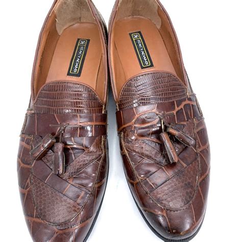 Stacy Adams Shoes Stacy Adams Brown Snakeskin Loafers Mens Shoes W Poshmark