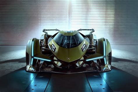 Lamborghini Unveils V12 Hybrid Gran Turismo Concept Car Motor Sport