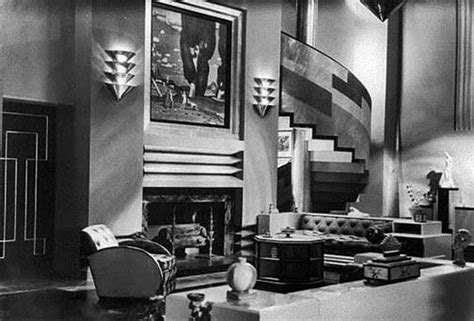 1930s Art Deco Living Room