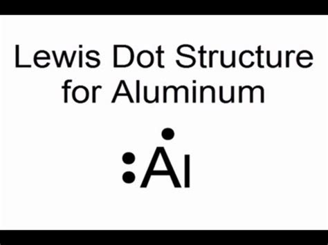 What is the lewis structure for nbbr5. Lewis Dot Structure for Aluminum Atom (Al) - YouTube