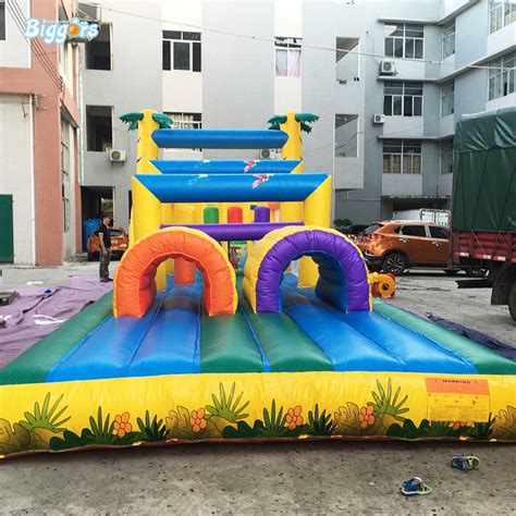 And yes, you guessed it high elements can be constructed in trees and require a belay for safety. Cheap price outdoor inflatable obstacle courses party ...