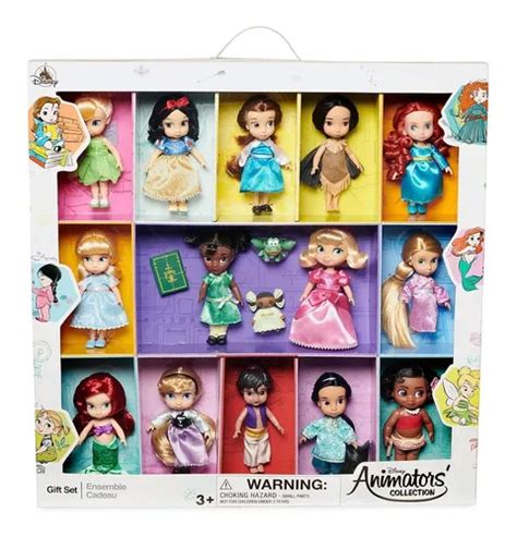 Set 14 Muñecas Mini Princesas Animators Disney Store 12 Cm Meses Sin
