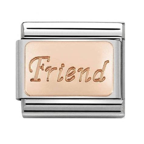 Nomination Rose Gold Friend Charm 43010814 Jewellery From Market
