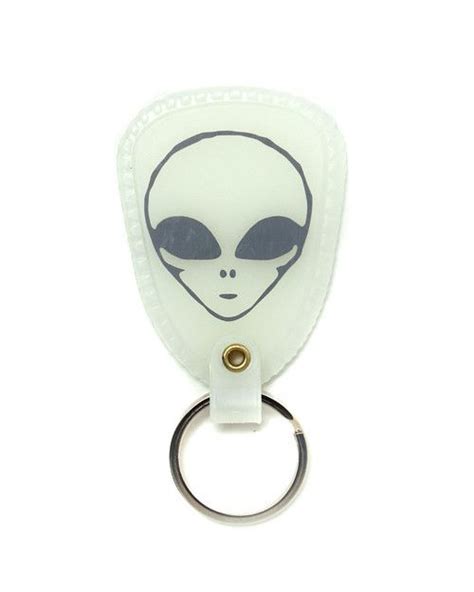 Alien Keychain Glow In The Dark Funny Keychain Keychain Accessory