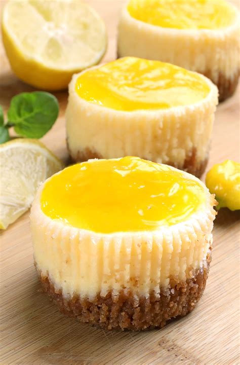 Mini Lemon Cheesecakes Sugar Apron