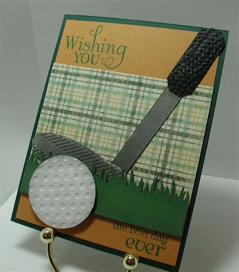 Id Rather Be Making Cards Golfers Birthday Card Masculine Birthday