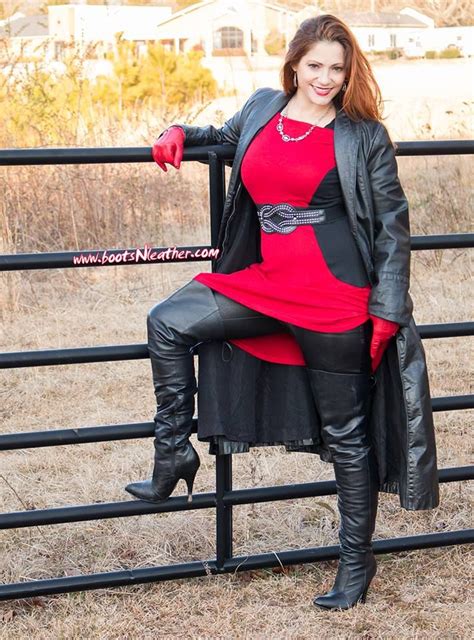 Facebook Leather Leggings Boots Leather Outfit Boots