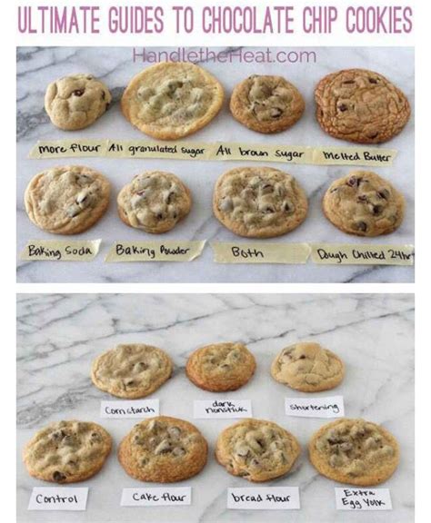 Guide To Cookies Baking Chart Desserts Perfect Chocolate Chip Cookies