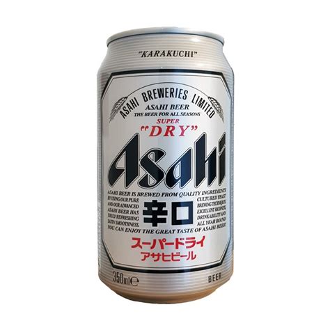 Beer Super Dry Asahi In Cans 330 Ml