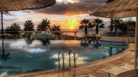 Free download this graduation backgrounds. sunset, Swimming pool Wallpapers HD / Desktop and Mobile ...