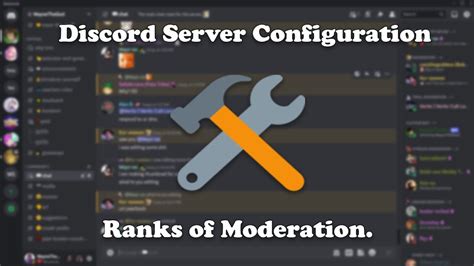 Discord Server Tutorials Moderation Roles And Ranks Youtube