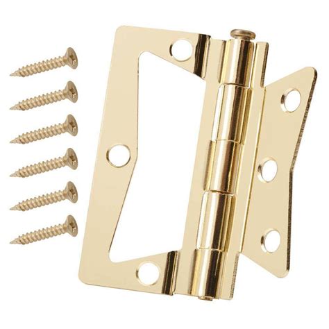 Stanley National Hardware 3 12 In Satin Brass Swing Clear Hinge