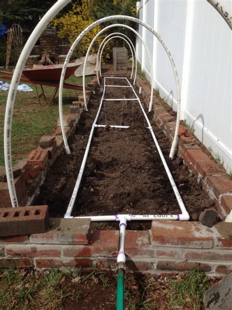 Dog bed cot chew proof guards for 1 1/4 inch pvc pipe 5 sizes for large dog cots. How To Build A DIY Raised Brick Planter Greenhouse With A ...