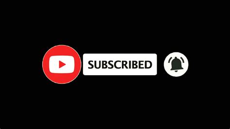 Notification Icon Subscribe And Bell S Black Youtube