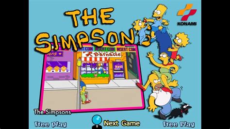 The Simpsons Arcade Bart Youtube