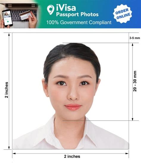 Passport Size Photo Dimensions Philippines Inches Size Imagesee
