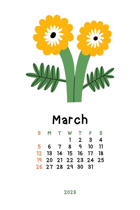 March 2023 Desktop Wallpaper Calendar Printable Word Searches