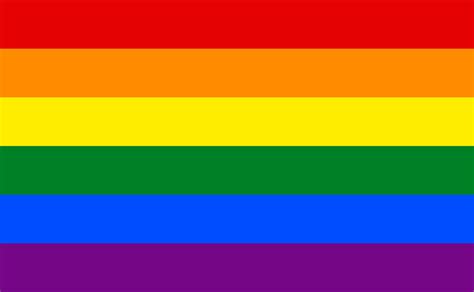 color codes of the gay pride flag tidase