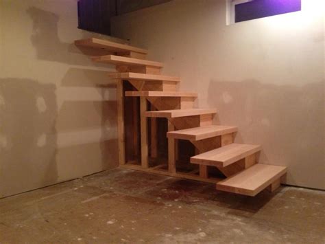 Finished Floating Stairs Handy Father Llc