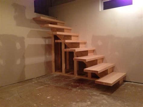 Following the final tech review, the floating staircase is put into production and built for your home (this process usually takes around 6 weeks). finished-floating-stairs - Handy Father, LLC