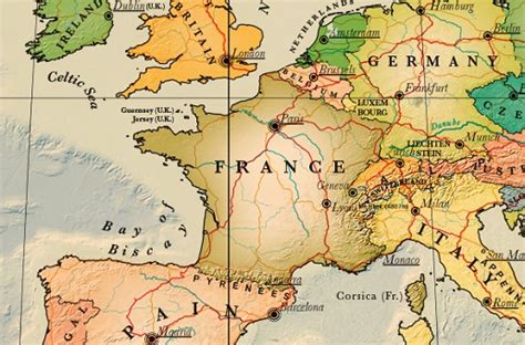 Carte De France Touristique Arts Et Voyages