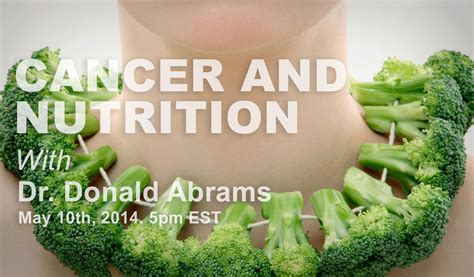 Nutrition And Supplements During Cancer Treatment And Beyond