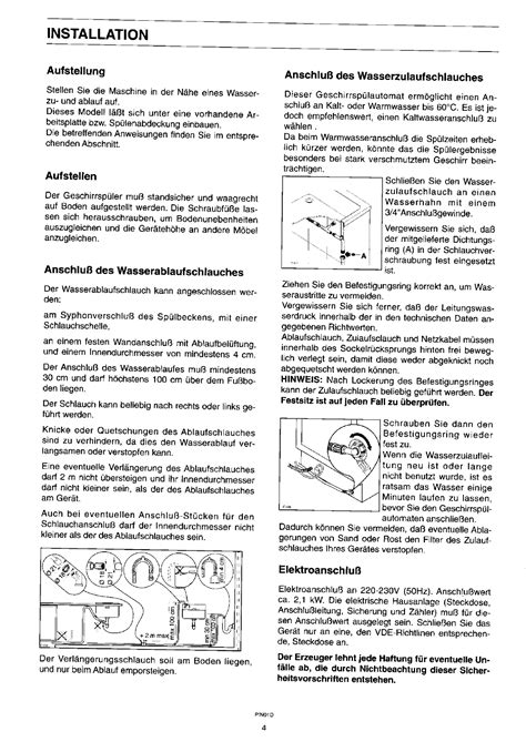 Bedienungsanleitung Zanussi Id 6245 Seite 4 Von 15 Deutsch