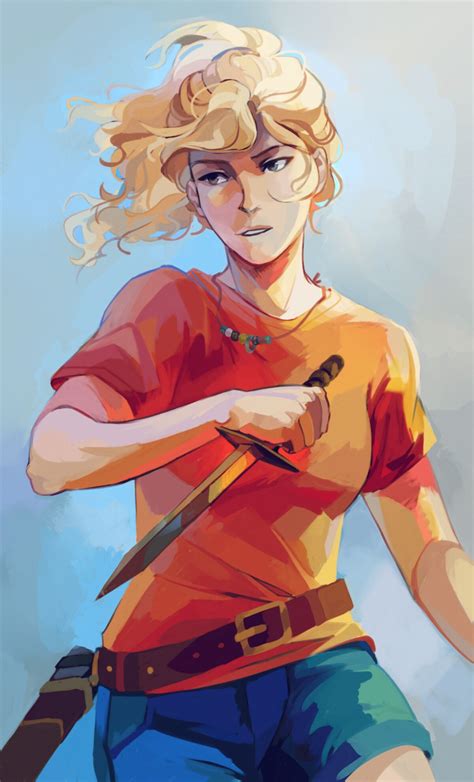 annabeth chase from percy jackson and the olympians rick riordan s official art by viria
