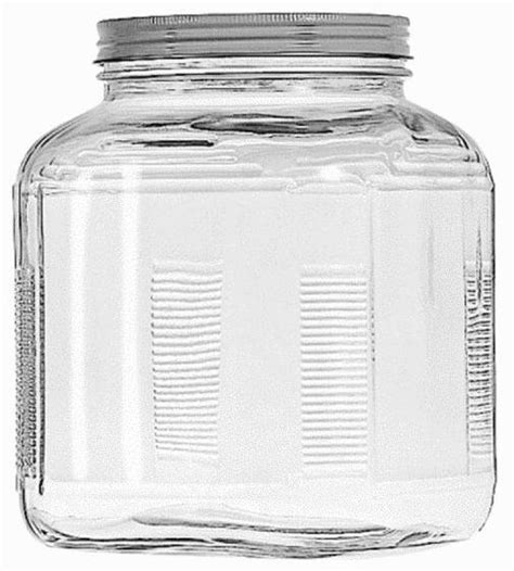 Anchor Hocking 1 Gallon Clear Glass Cracker Jar Usa Made Storage Container