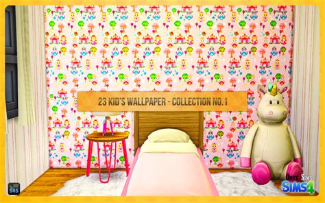 Ts4 Kids Wallpaper Collection No1 Onyx Sims