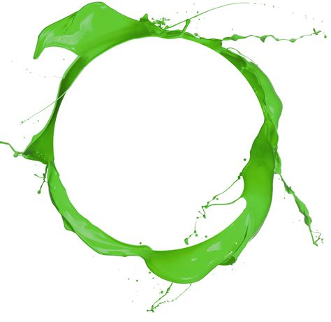 Green Paint Splatter Png For Kids Color Splash Circle Png Clipart