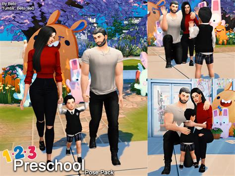 The Sims Resource Preschool Pose Pack
