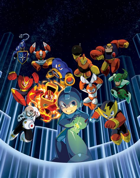 Imagen Mega Man Legacy Collection Key Art Mega Man Hq