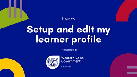 How To Setup And Edit Your Learner Profile Wced Eportal