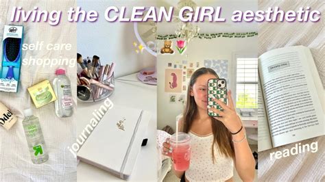 Living The Clean Girl Aesthetic For A Day Youtube