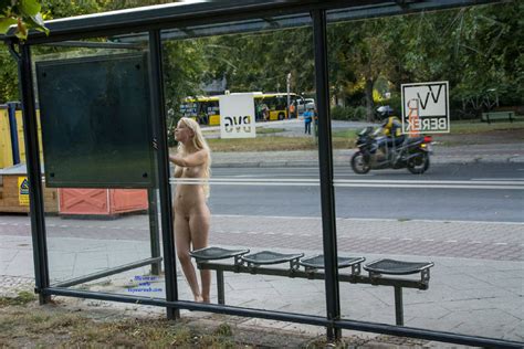 Naked At The Bus Stop September 2016 Voyeur Web