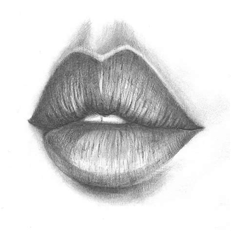 Real Lips Drawing