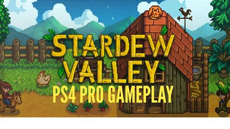 Stardew Valley Ps4 Pro Gameplay Youtube
