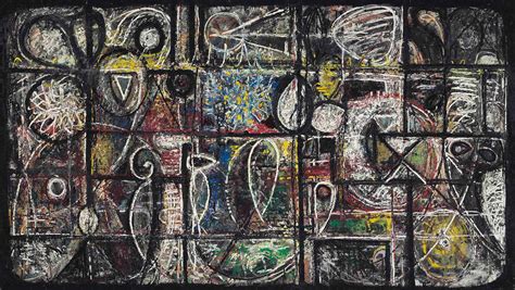 Untitled By Richard Pousette Dart As Art Print Canvastar