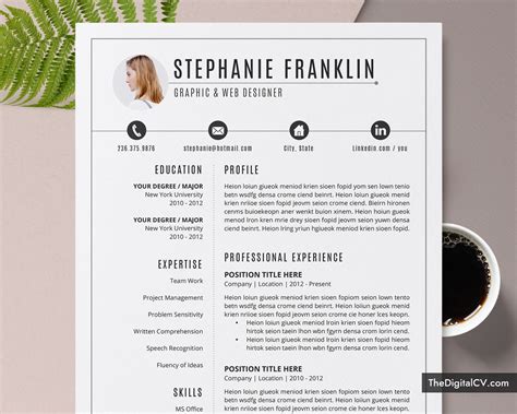 Curriculum vitae (cv) examples cvs are used in the united states when applying for international, academic, medical, or research positions, and when seeking fellowships or grants. Clean CV Template for Job Application, Curriculum Vitae ...