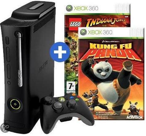 Xbox 360 Elite And Lego Indiana Jones And Kung Fu Panda