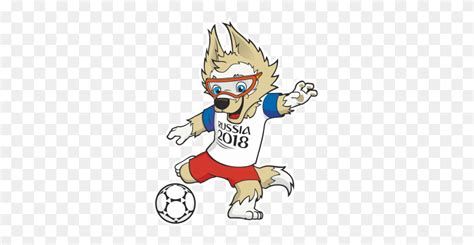 fifa world cup logo mascot zabivaka logo russia clipart flyclipart