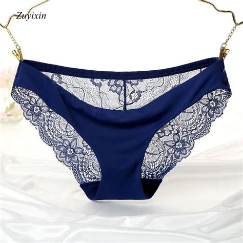 zuyixin new women sexy lace panties seamless cotton breathable panty hollow brief girl cheap